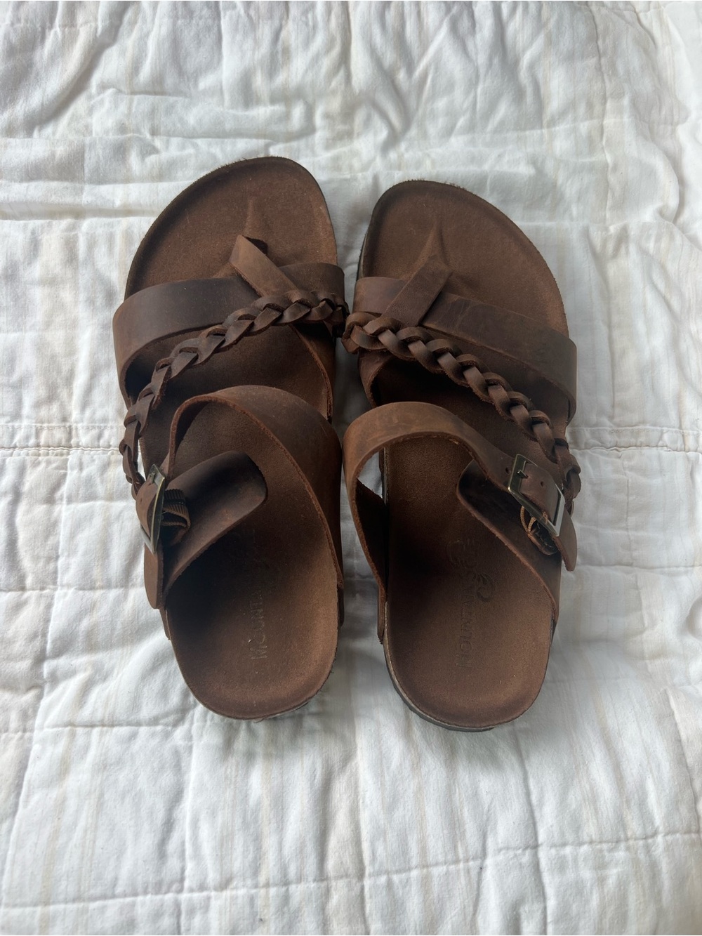 Mountain Sole Braided Strap Sandals